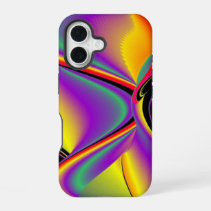 Magic of Colors Abstract 3D Rainbowart iPhone 16 Hoesje