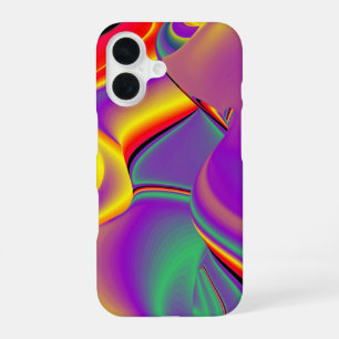 Magic of Colors Abstract 3D Rainbowart iPhone 16 Hoesje