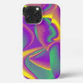 Magic of Colors Abstract 3D Rainbowart iPhone Hoesje (Achterkant)