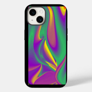 Magic of Colors Abstract 3D Rainbowart iPhone 14 Hoesje