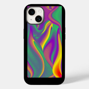 Magic of Colors Abstract 3D Rainbowart iPhone 14 Hoesje