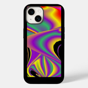 Magic of Colors Abstract 3D Rainbowart iPhone 14 Hoesje