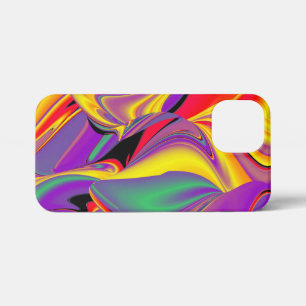Magic of Colors Abstract 3D Rainbowart iPhone 13 Mini Hoesje