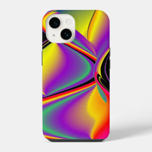 Magic of Colors Abstract 3D Rainbowart iPhone 14 Hoesje