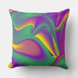 Magic of Colors Abstract 3D Rainbowart Kussen