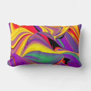 Magic of Colors Abstract 3D Rainbowart Kussen