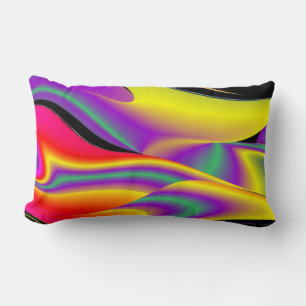 Magic of Colors Abstract 3D Rainbowart Kussen