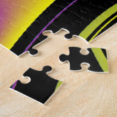 Magic of Colors Abstract 3D Rainbowart Legpuzzel (Zijkant)