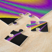 Magic of Colors Abstract 3D Rainbowart Legpuzzel (Zijkant)