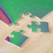 Magic of Colors Abstract 3D Rainbowart Legpuzzel (Zijkant)