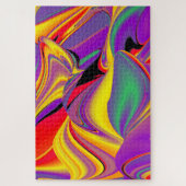 Magic of Colors Abstract 3D Rainbowart Legpuzzel (Verticaal)