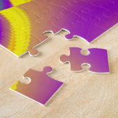Magic of Colors Abstract 3D Rainbowart Legpuzzel (Zijkant)