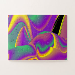 Magic of Colors Abstract 3D Rainbowart Legpuzzel