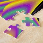 Magic of Colors Abstract 3D Rainbowart Legpuzzel (Zijkant)