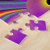 Magic of Colors Abstract 3D Rainbowart Legpuzzel (Zijkant)