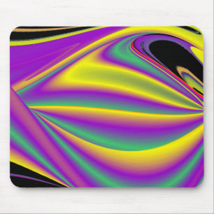 Magic of Colors Abstract 3D Rainbowart Muismat