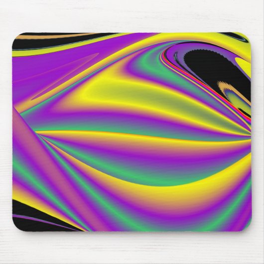 Magic of Colors Abstract 3D Rainbowart Muismat (Voorkant)