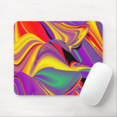 Magic of Colors Abstract 3D Rainbowart Muismat (Met muis)