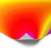 Magic of Colors Abstract 3D Rainbowart Poster (Hoek)