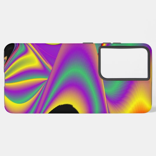 Magic of Colors Abstract 3D Rainbowart Samsung Galaxy Hoesje (Linkerkant)