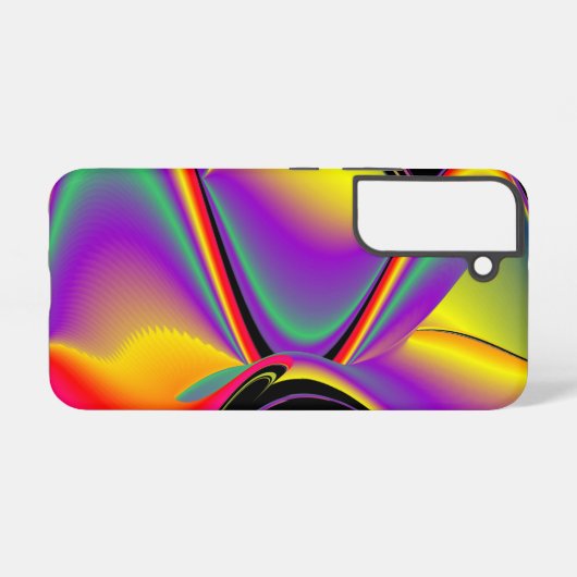 Magic of Colors Abstract 3D Rainbowart Samsung Galaxy Hoesje (Achterkant horizontaal)