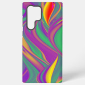 Magic of Colors Abstract 3D Rainbowart Samsung Galaxy Hoesje (Achterkant)
