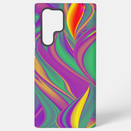 Magic of Colors Abstract 3D Rainbowart Samsung Galaxy Hoesje