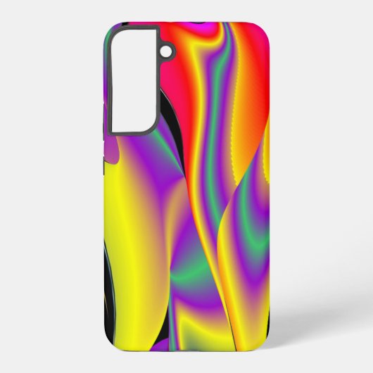 Magic of Colors Abstract 3D Rainbowart Samsung Galaxy Hoesje (Achterkant)
