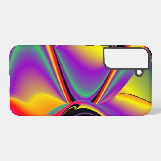Magic of Colors Abstract 3D Rainbowart Samsung Galaxy Hoesje (Achterkant horizontaal)