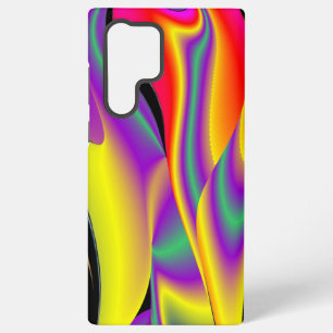Magic of Colors Abstract 3D Rainbowart Samsung Galaxy Hoesje