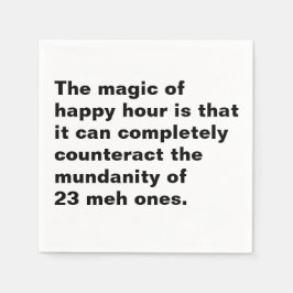 Magic of Happy Hour cocktail servetje Servet
