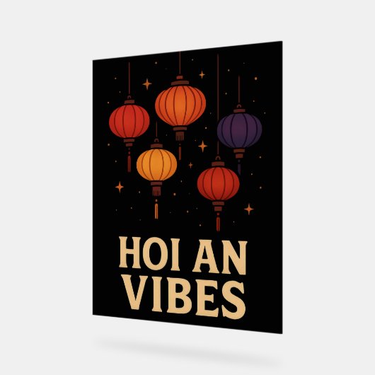 Magic of Hoi An – Lantern Art  Acryl Bord (Hoek)