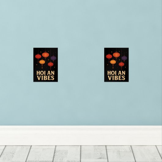 Magic of Hoi An – Lantern Art  Muurkunst Sets (Houten vloer)