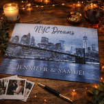 Magic of New York City Legpuzzel<br><div class="desc">Experience the Magic of New York City piece by piece with this beautiful skyline puzzle featuring the iconic Brooklyn Bridge and the glowing Manhattan skyline reflected across the water. With its dreamy blue tones and elegant typography, this puzzle captures the romance, energy, and wonder of the city that never sleeps....</div>