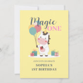 Magic One Unicorn 1e verjaardag Kaart (Voorkant)