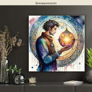 Magic Orbs Spiritualiteit Mystiek One Soul Kosmisc Poster