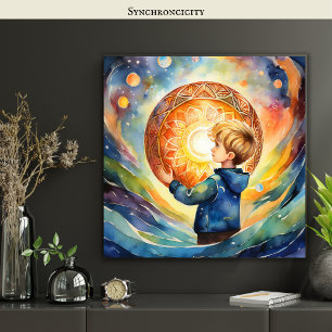 Magic Orbs Spiritualiteit Mystiek One Soul Kosmisc Poster