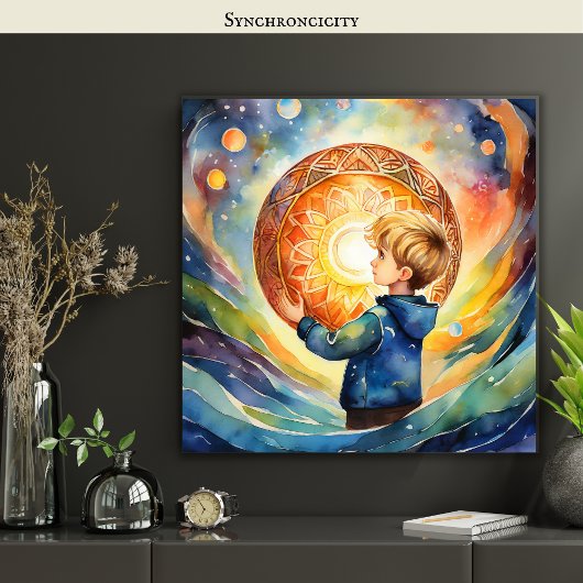 Magic Orbs Spiritualiteit Mystiek One Soul Kosmisc Poster