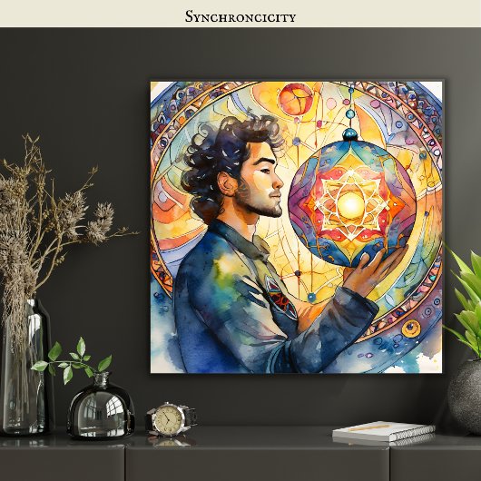 Magic Orbs Spiritualiteit Mystiek One Soul Kosmisc Poster