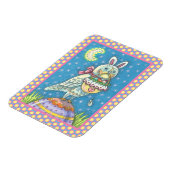 MAGIC OWL & EASTER BASKET, HOLIDAY BIRD MAGNET MAGNEET (Linkerzijde)