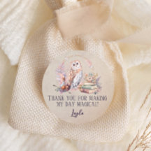 Magic Owl Girl Wizard Hartelijk dank