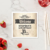 Magic Owl Verjaardag Welkom Servet (Insitu)