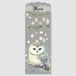 Magic Owl with Baubles Bookmarks