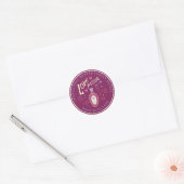 Magic Paars Love Potion Valentijnse Sticker (Envelop)