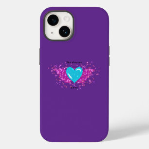 Magic paarse Case-Mate iPhone 14 hoesje