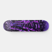 Magic Paarse Roze Olifant Skateboard (Horizontaal)