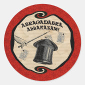 Magic Party Abracadabra Sticker (Voorkant)