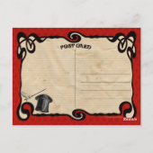 Magic Party Bedankt Briefkaart (Achterkant)