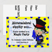 Magic Party Kaart (Voorkant / Achterkant)