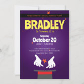 Magic Party Magic Show Uitnodiging (Voorkant)